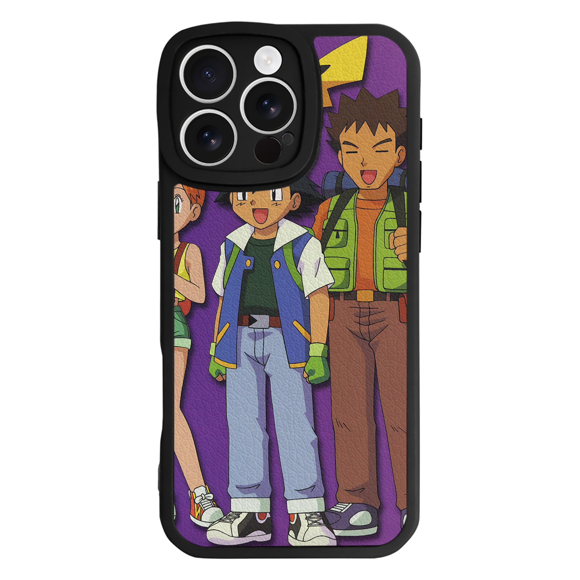 （画像用） ポケットモンスター Pokémon 【iPhone 16シリーズ対応】シリコンスマホケース（レザー調） 材質：シリコン